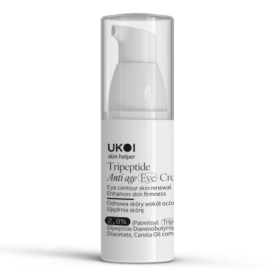 Крем під очі UKOI Tripeptide Anti-Age з трипептидами антивіковий 30 мл, фото 1