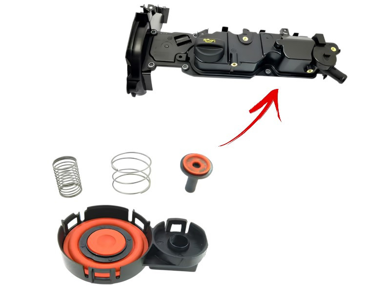 Ремкомплект клапанної кришки для Peugeot, Citroen, Volvo, Ford, Fiat 1.6 HDI 8V (OEM: 0248S0, 1685815, 9688939