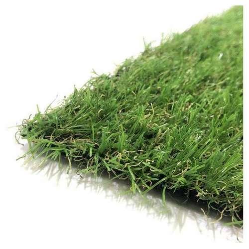 Штучний газон ecoGrass U-20 для ландшафтного дизайну яскраво-зеленого кольору