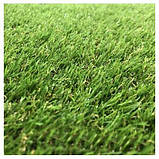 Штучний газон ecoGrass U-20 для ландшафтного дизайну яскраво-зеленого кольору, фото 8
