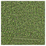 Штучний газон ecoGrass U-20 для ландшафтного дизайну яскраво-зеленого кольору, фото 9