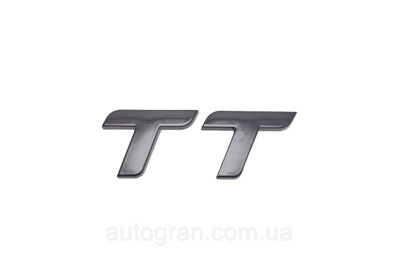 Емблема багажника Audi TT чорна