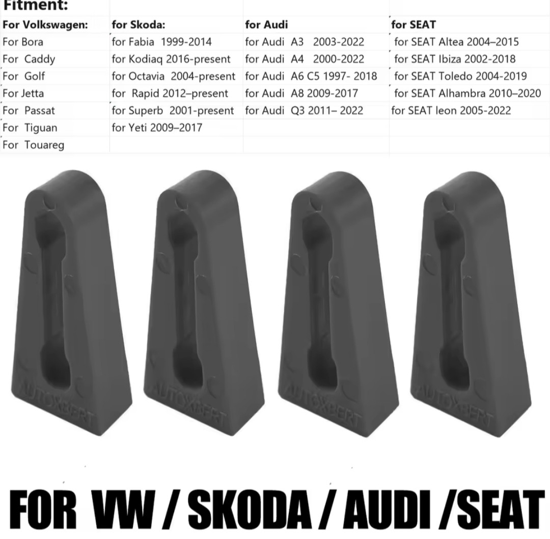 Упори замка дверей Auto bert car dor bamper WV, Skoda, Audi, Seat (демпфері, гумки), фото 1