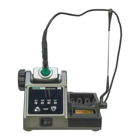 Паяльна станція Sugon T21 стандарт JBC 115, 3 канали пам'яті, 120 W, 100C — 450C