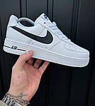 Чоловічі кросівки Nike Air Force 1 Low білі найки. Розмір 41-45, фото 4