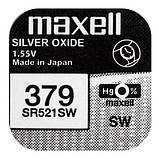 MAXELL  SR 521SW 379/Box 10 (ціна за 10 шт), фото 4