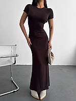 Сукня максі в стилі SK!MS з короткм рукавом, якісна віскоза в розмірі 42-44, 44-46.Трендові кольори