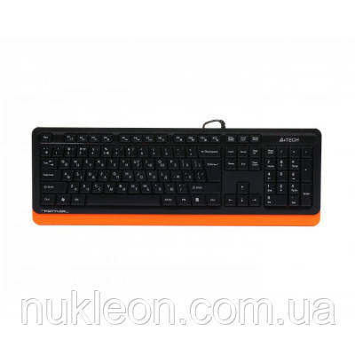 Популярний! Клавіатура A4Tech FKS10 USB Orange - Краща якість тільки на Nukleon.com.ua, фото 1