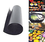 Килимок для приготування на грилі та барбекю з антипригарним покриттям BBQ grill sheet 33x40 см, фото 11