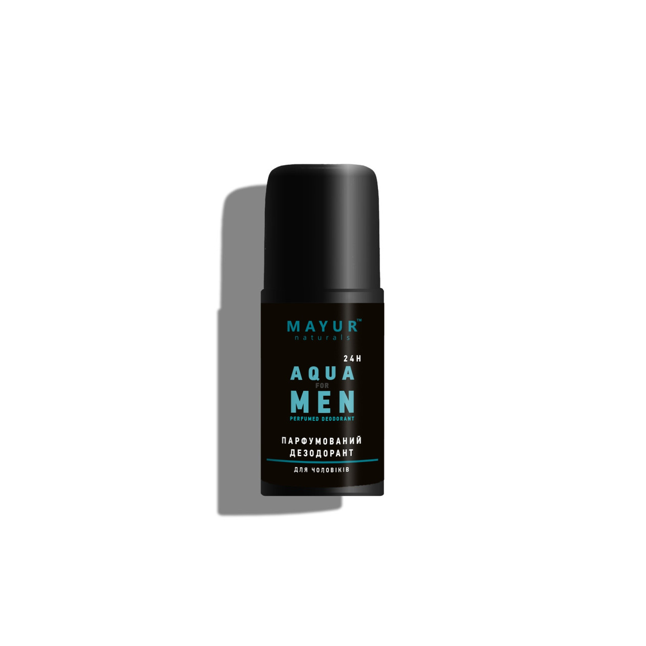 Дезодорант чоловічий парфумований натуральний "Aqua for men" ТМ Mayur 50 мл