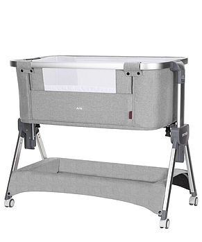 Приставне ліжко для новонароджених CARRELLO Aria CRL-16402 Silver Grey Сіре