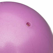 М'яч для пілатесу та йоги Pilates ball Mini Pastel Zelart FI-5220 30см бузковий, фото 3