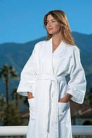 Халати вафельні  для готелів  бавовна Піке Люкс із тканини високої щільності 250 г/м2 бавовна 100%