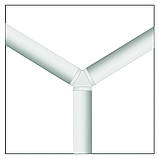 З'єднувач-трикутник AL4021 3W 4000K чорний для світильників AL4020 36W і 48W, фото 4