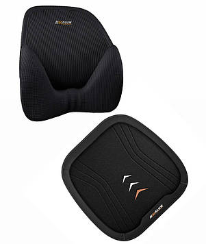 Комплект ортопедичних подушок для спини та сидіння в авто/ Набір ортопедичних подушок в авто / Набір подушок для спини та сидіння