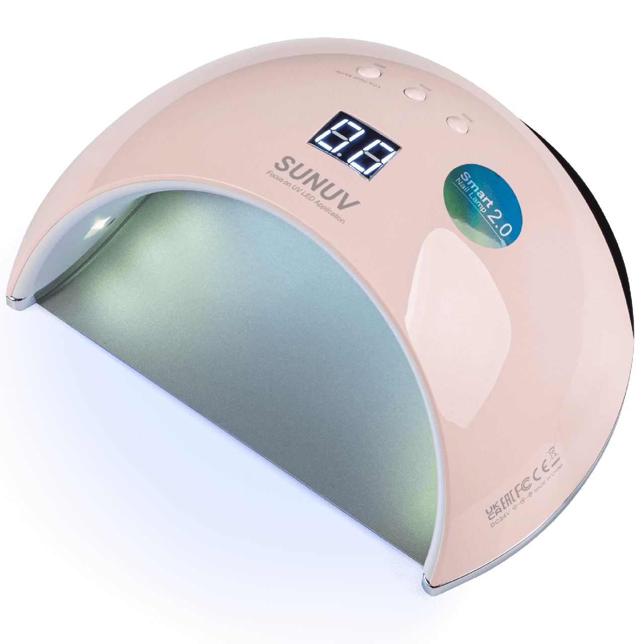 Лампа для манікюру LED+UV SUNUV SUN 6 48W Pink