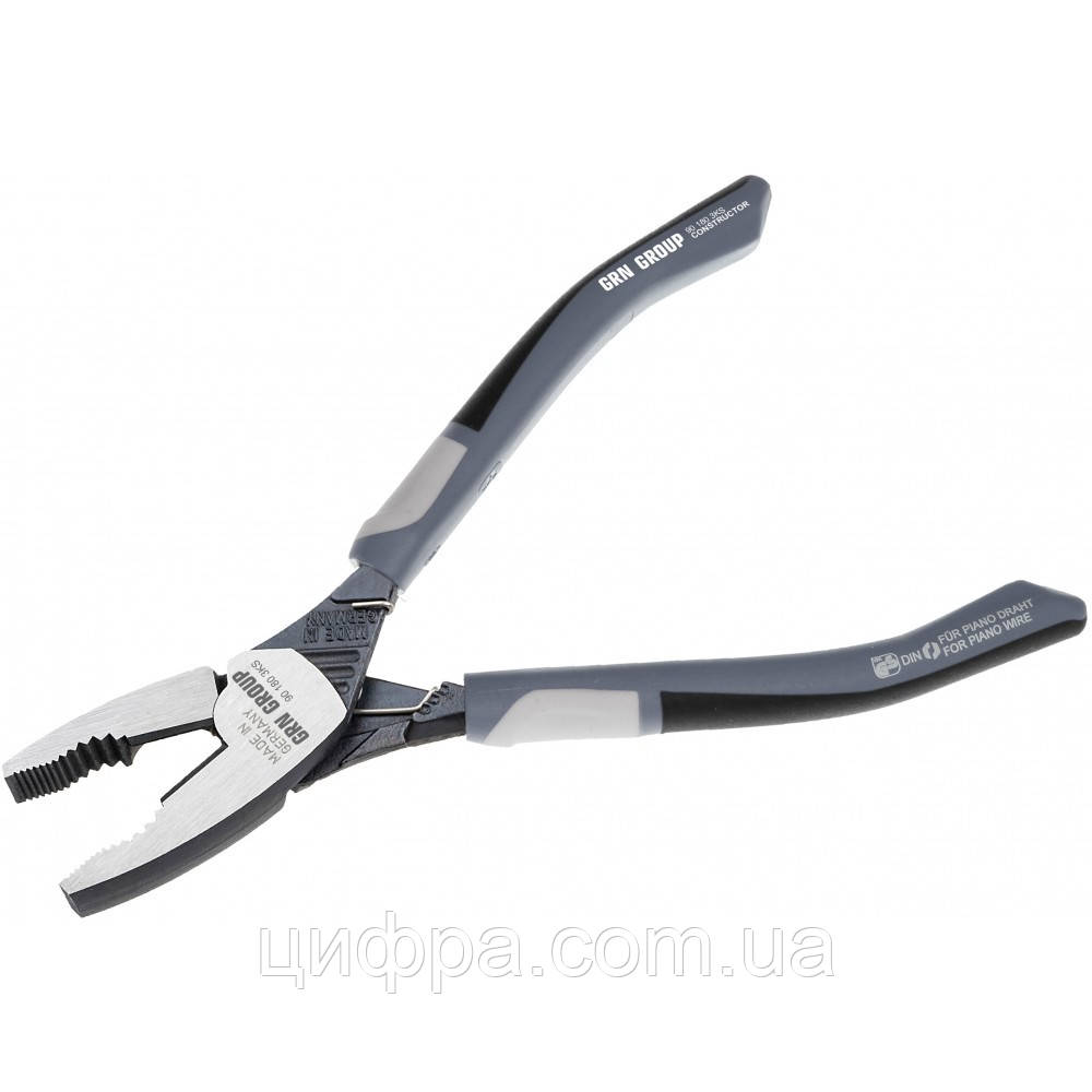 Пасатижі силові з пружиною CONSTRUCTOR 180 мм  GRN-GROUP 90 180 3KS