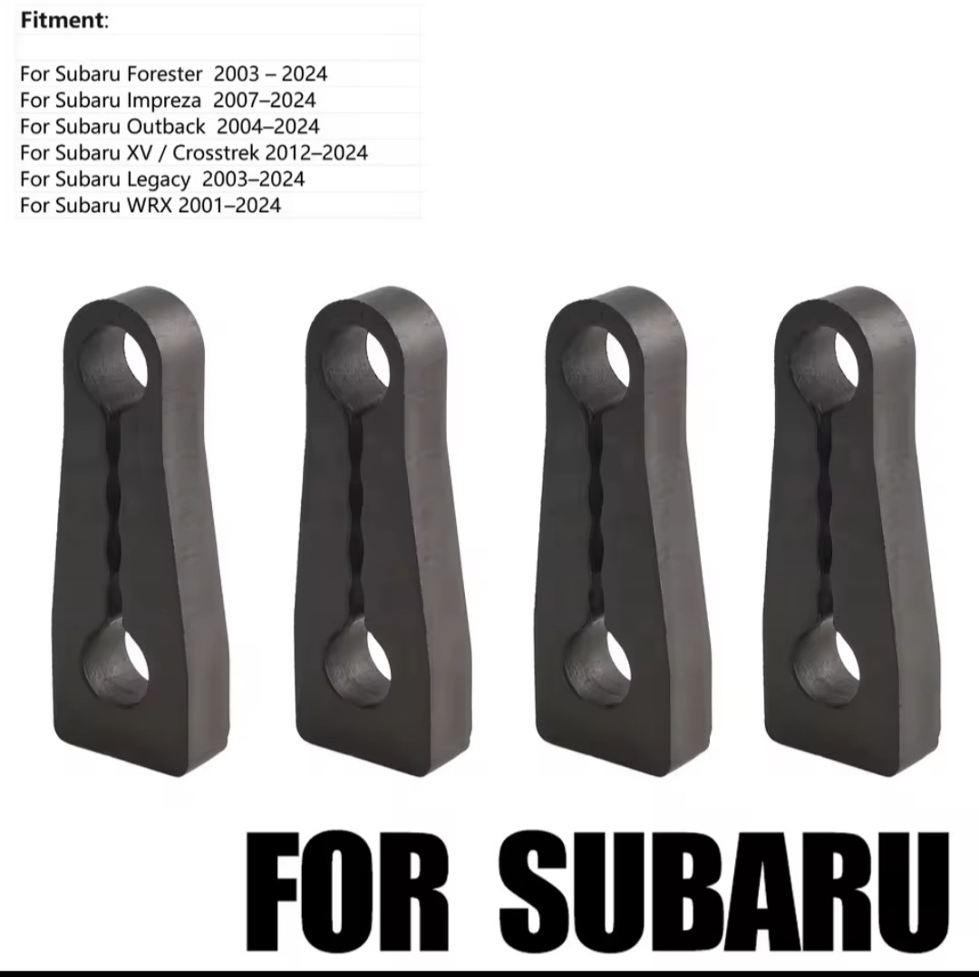 Упори замка дверей Auto bert car dor bamper Subaru (демопфері, гумки), фото 1