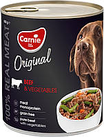 Вологий корм для собак Carnie Original Mono Protein з яловичиною та овочами 800 гр