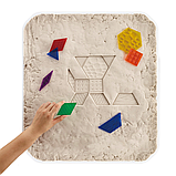 Прозорі сенсорні блоки з візерунками. Edx Education Translucent Sensory Pattern Blocks, фото 5