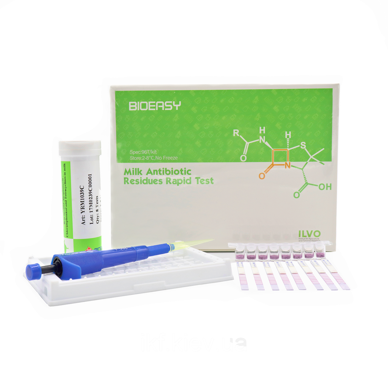 Тестовий набір Bioeasy 4IN1 96 тестів Rapid Test for BTSC YRM1039C-10, фото 1