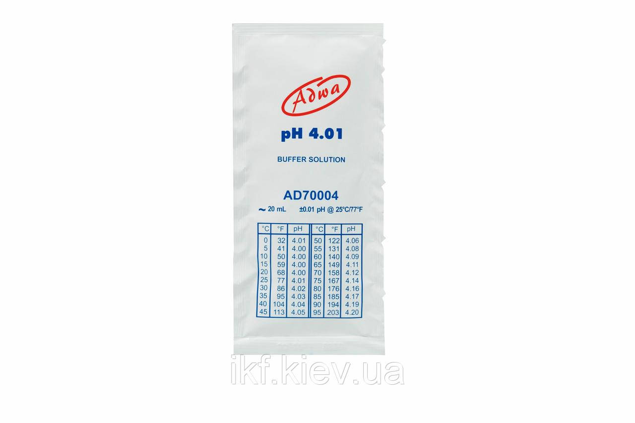 Буферний розчин Adwa рН 4.01±0.01 20 мл AD70004P, фото 1