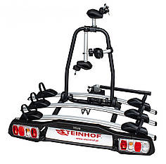 Велобагажник на фаркоп автомобіля на три велосипеди Steinhof Veturo 3