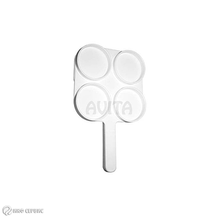 Пластинка для тестування молока біла