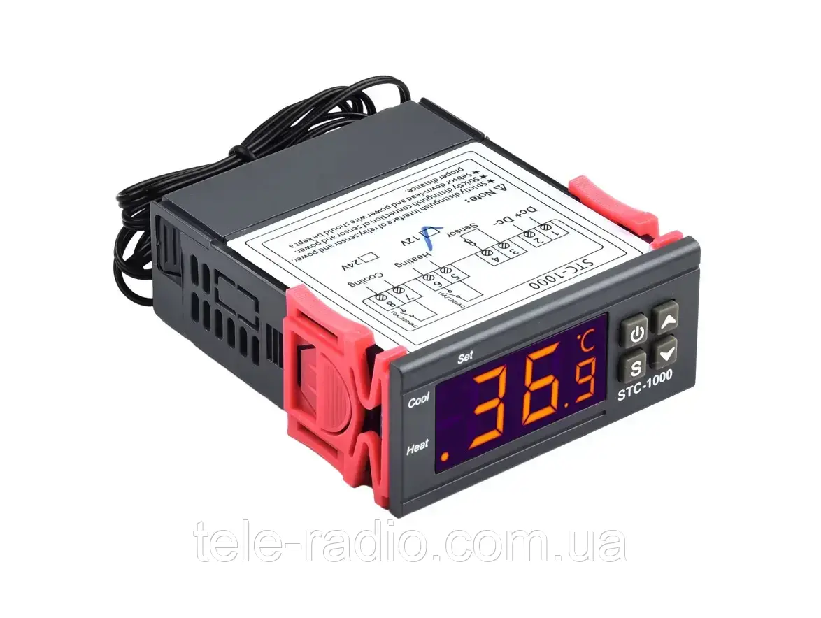 Терморегулятор STC-1000 контролер температури DC24V