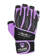 Рукавички для фітнесу Power System PS-2710 Fitness Chica жіночі Purple XS, фото 3