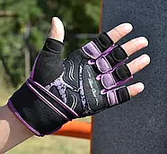 Рукавички для фітнесу Power System PS-2710 Fitness Chica жіночі Purple XS, фото 8