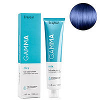 Стійка крем-фарба для волосся Erayba Gamma Mix Tone Haircolor Cream 0/10 Синій микстон 100 мл
