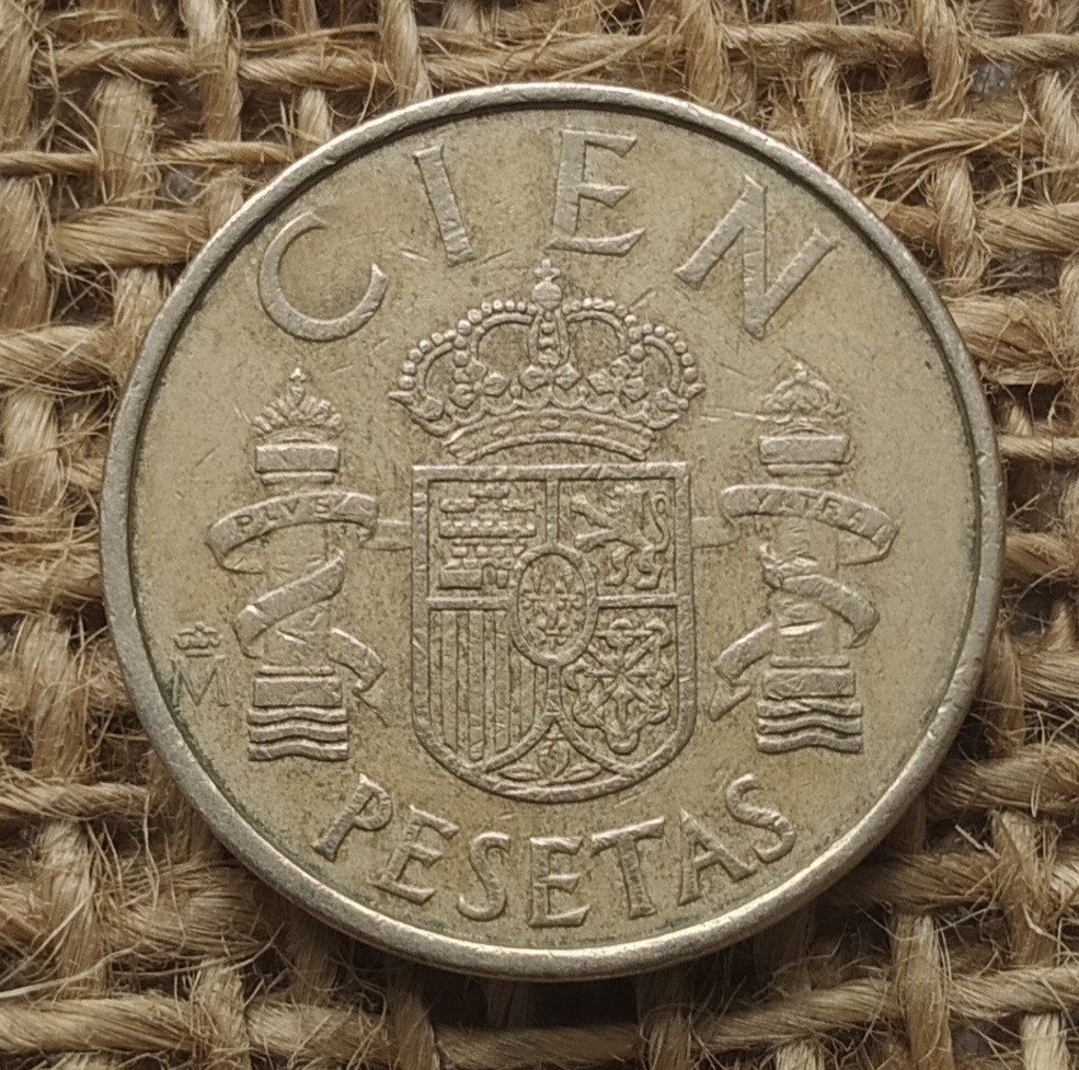 100 песет 1982 року. Iспанiя
