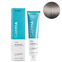 Стійка крем-фарба для волосся Erayba Gamma Mix Tone Haircolor Cream 0/20 Сріблястий микстон 100 мл
