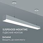 LED світильник лінійний VIDEX BN03 50W 1.2М 5000K 220V Black, фото 4