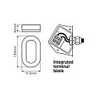 LED світильник Art IP65 овальний Videx 11W 5000K VL-BHFO-115 25245, фото 5