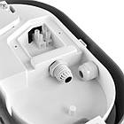 LED світильник IP65 овальний VIDEX 15W 5000K сірий, фото 4