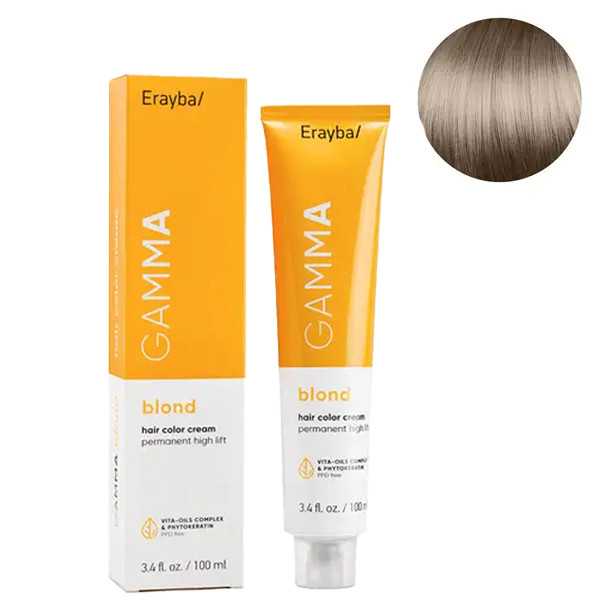 Стійка крем-фарба для волосся Erayba Gamma Blond Superblond Haircolor Cream 11/00 Екстра-блонд натур-й 100 мл