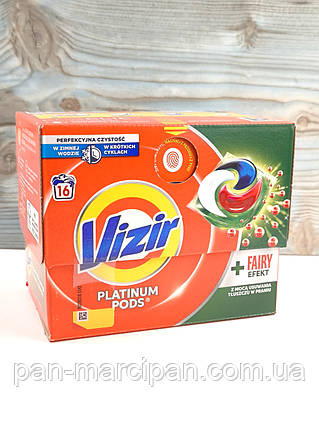 Капсули для прання Vizir Platinum Pods 16 шт.