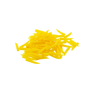 Клинці пластикові ЖОВТІ 100 шт Vortex