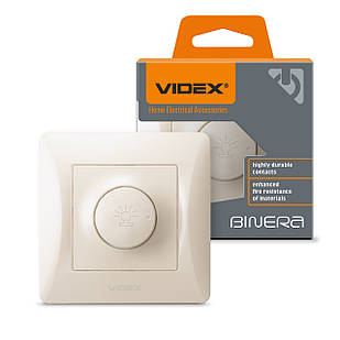 Димер 600Вт кремовий Videx Binera VF-BNDM600-CR 24685