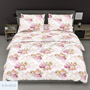 Постільна білизна бязь GOLD євро розміру - Півон Керол