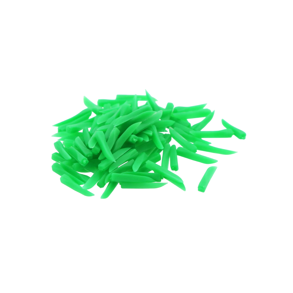 Клинці пластикові ЗЕЛЕНІ 100 шт Vortex, фото 1
