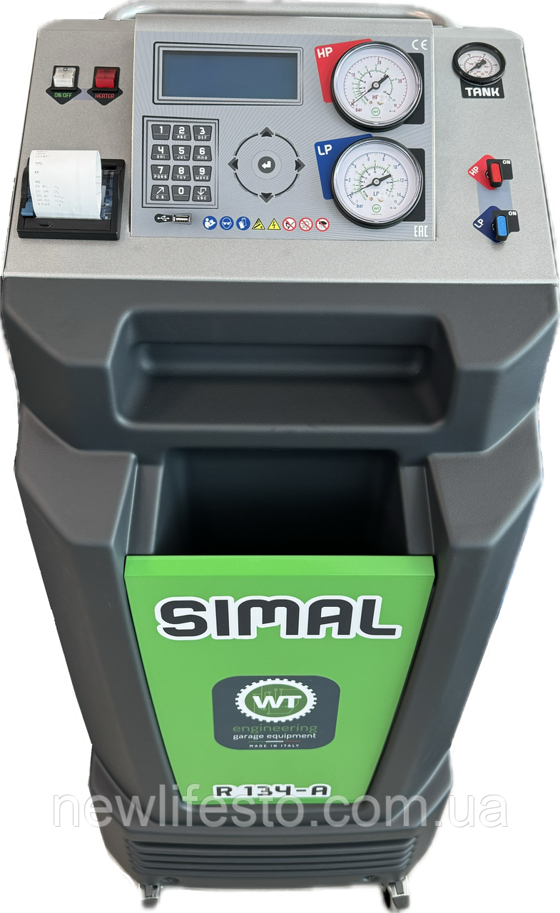 Встановлення автоматичне для заправлення автомобільних кондиціонерів із принтером Simal 134, фото 1