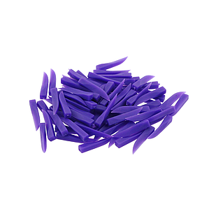 Клинці пластикові ФІОЛЕТОВІ 75 шт Vortex