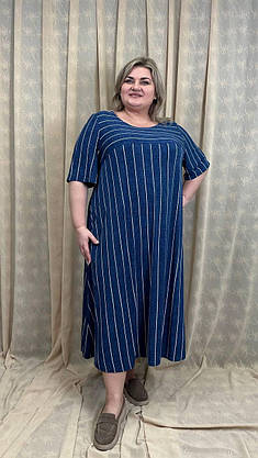 Ошатна легка сукня вільного крою "Диво-3 " 66-68 70-72 74-76, фото 3