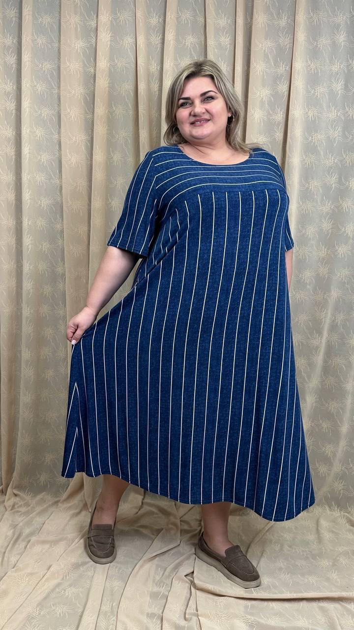 Ошатна легка сукня вільного крою "Диво-3 " 66-68 70-72 74-76