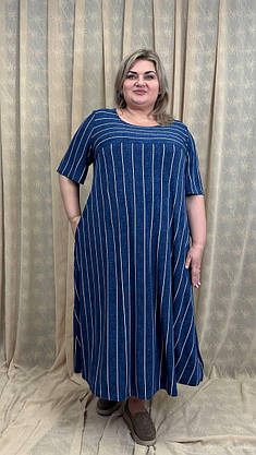 Ошатна легка сукня вільного крою "Диво-3 " 66-68 70-72 74-76, фото 5