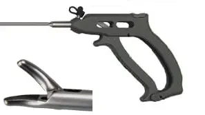 Вигнутий вліво голкотримач з рукояткою у формі пістолета, 5x330 Mindray  (221-56526), фото 1