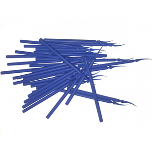 Клини пластикові на ручці M (100шт) Блакитні